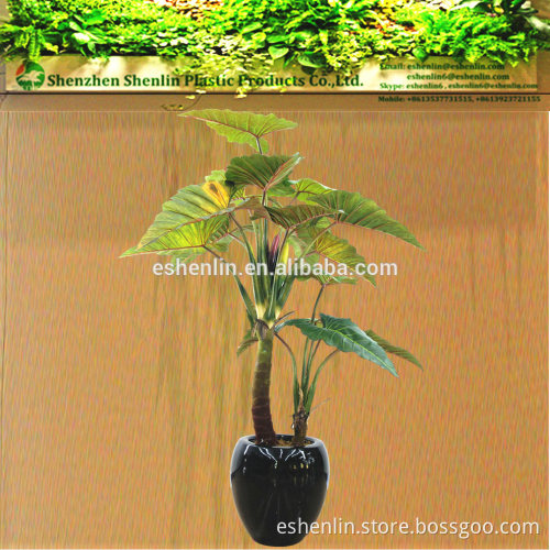 shenzhen outdoor tall fake artificial tropical plants and fiber trees greenery
